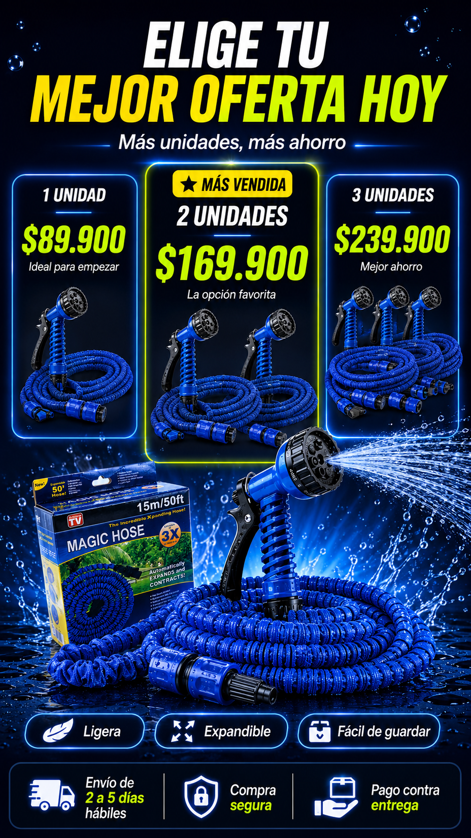 Manguera expandible