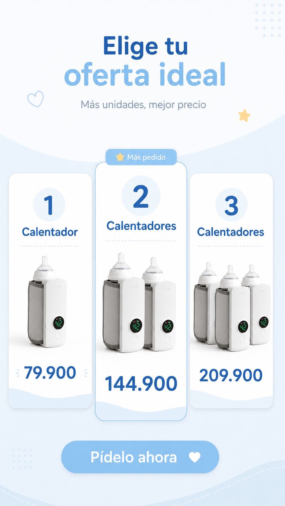 Calentador de teteros